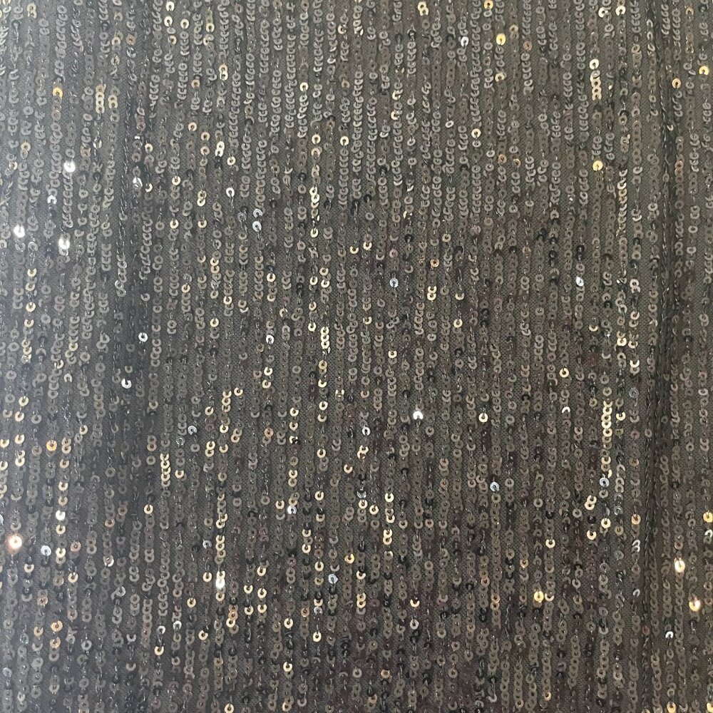 CeCe. Short black sequined dress for women. Size S. Made in China. - Picture 2 of 7